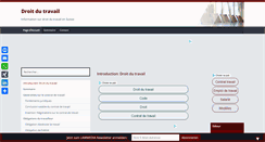 Desktop Screenshot of droit-du-travail.ch